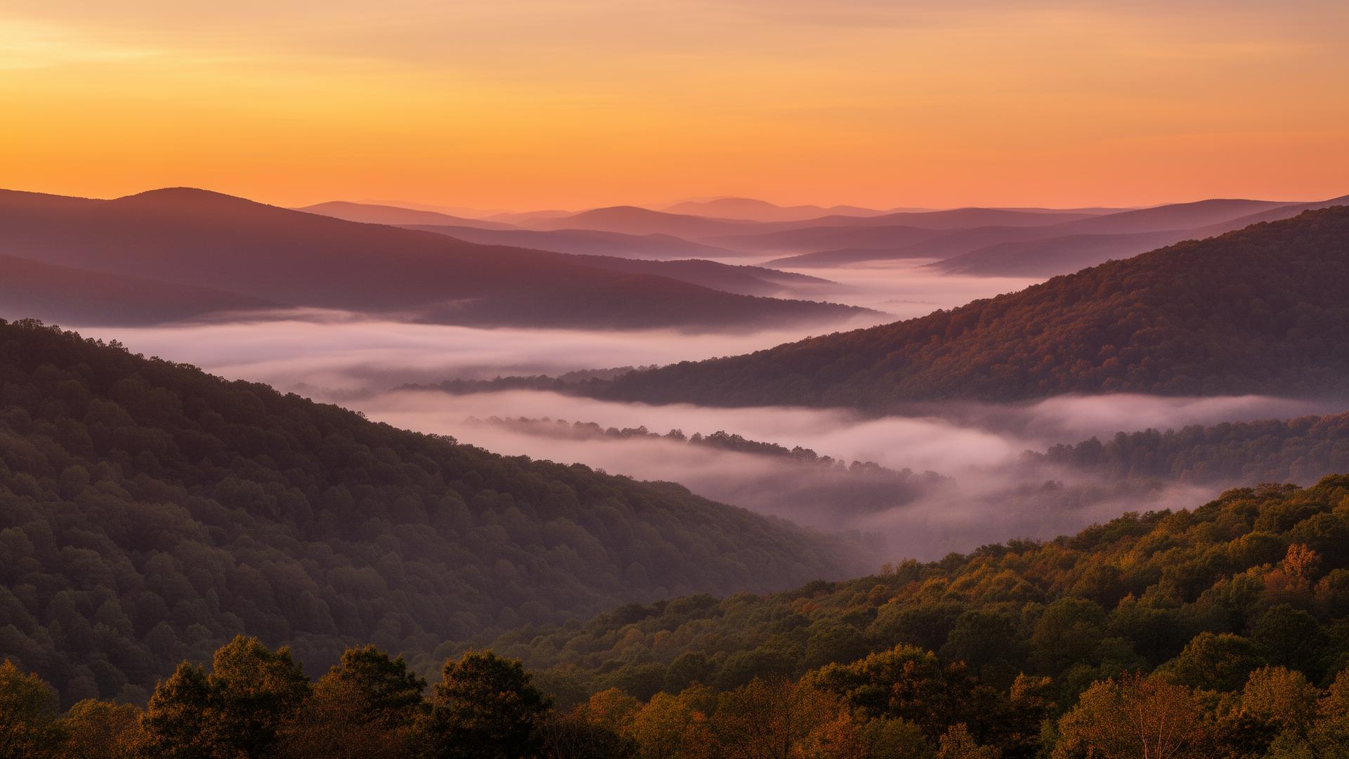 Western Maryland mountains